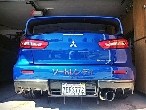 evo 2011|2011 evo x rear diffuser.